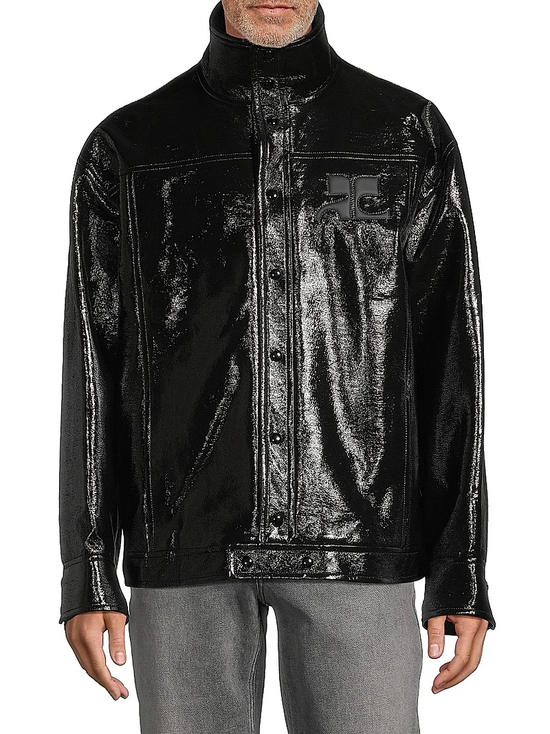 Iconic Vinyl Oversize Jacket