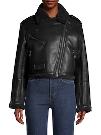 Lillia Faux Leather Jacket