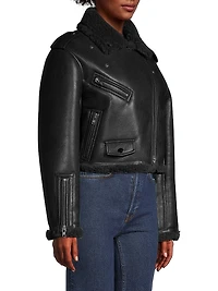 Lillia Faux Leather Jacket