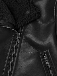 Lillia Faux Leather Jacket