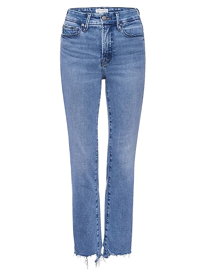 Good Legs High-Rise Stretch Straight Ankle Jeans