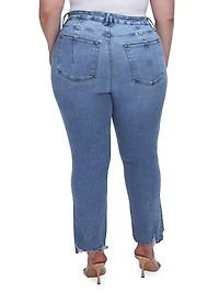 Good Legs High-Rise Stretch Straight Ankle Jeans