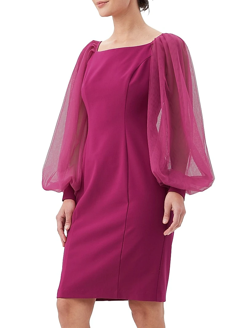 Tamadachi Tulle-Sleeve Minidress