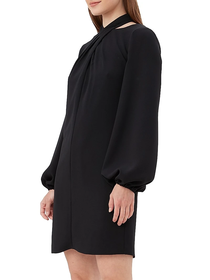 Kanai Satin Blouson Minidress