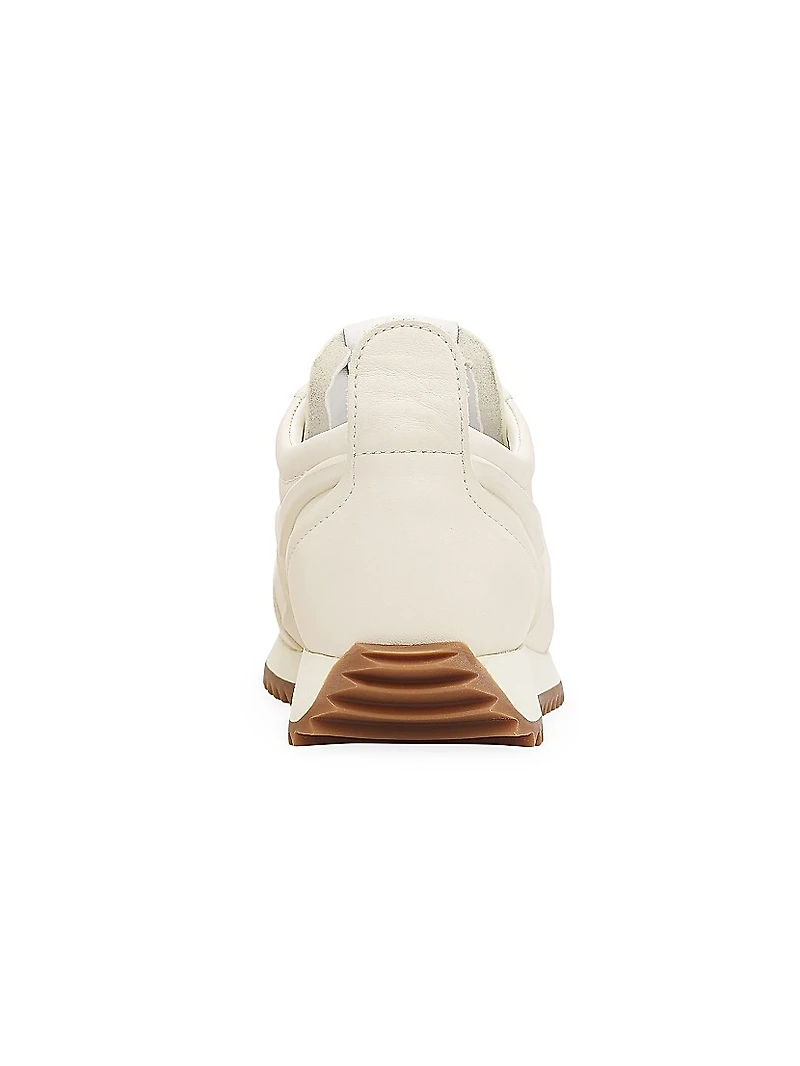 Retro Leather Runner Sneakers
