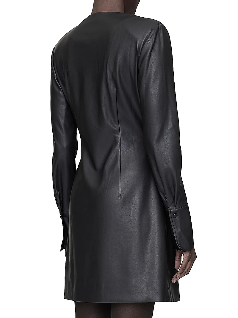 Joey Draped Satin Minidress