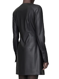 Joey Draped Satin Minidress