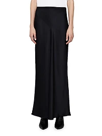 Bar Silk Maxi Skirt