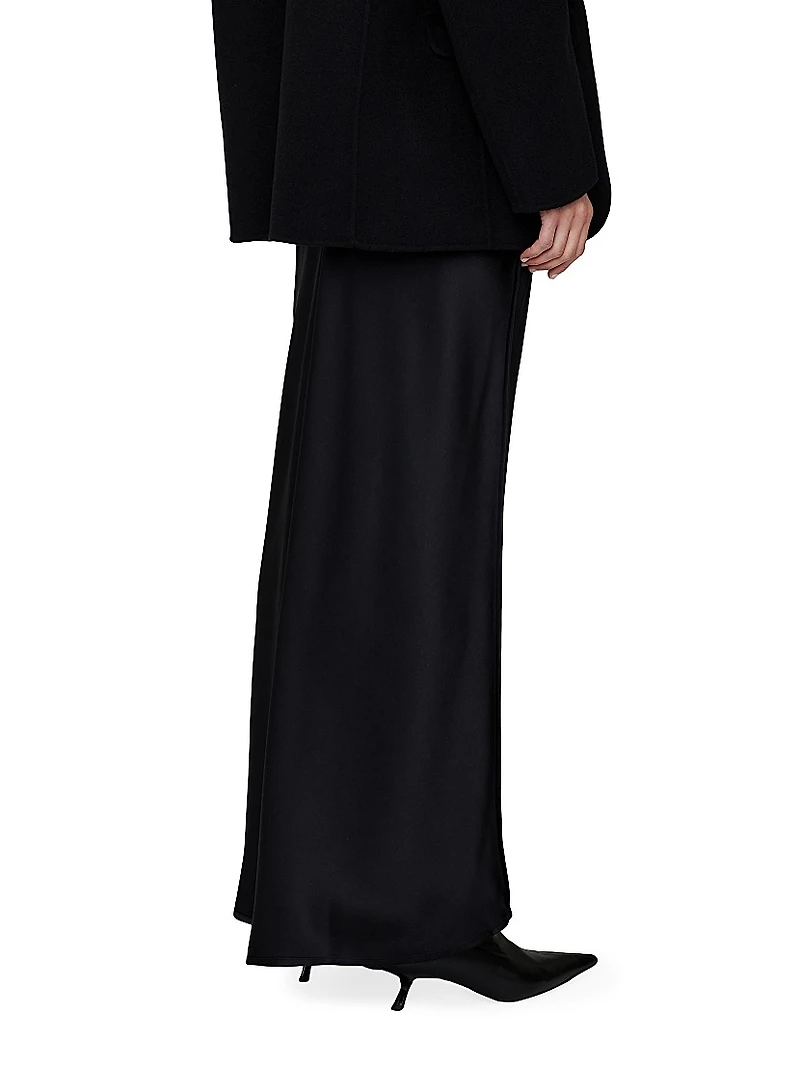 Bar Silk Maxi Skirt