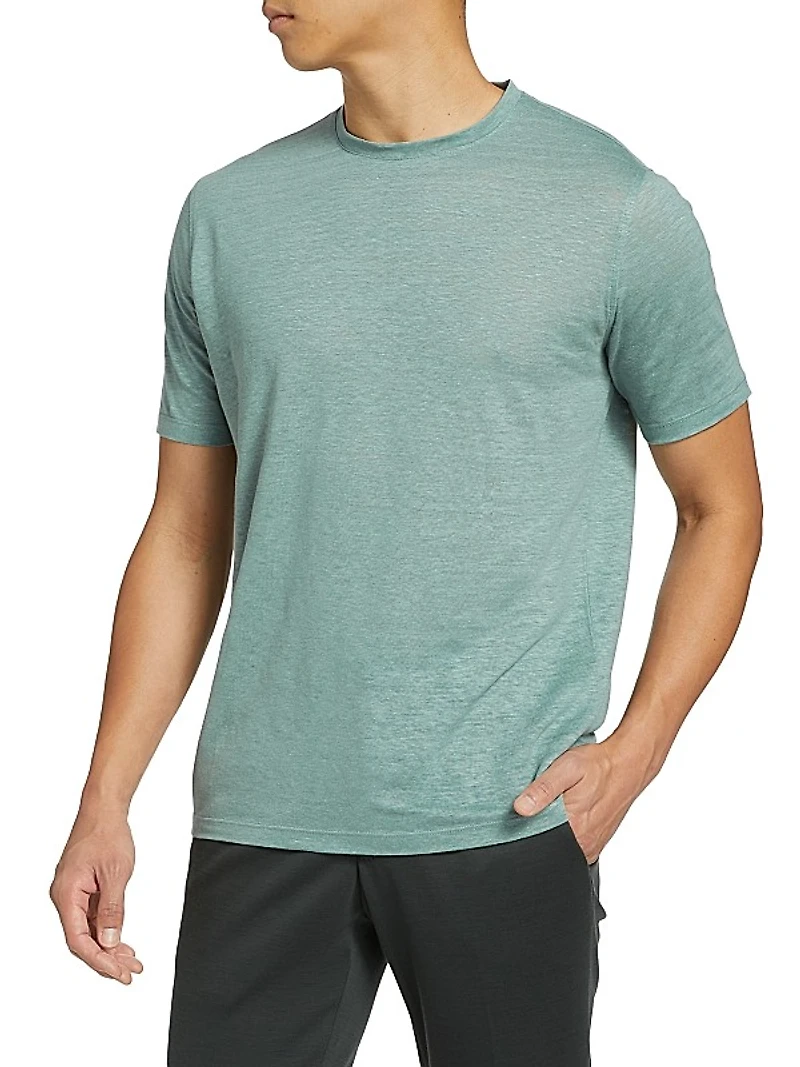 COLLECTION Linen Crewneck T-Shirt