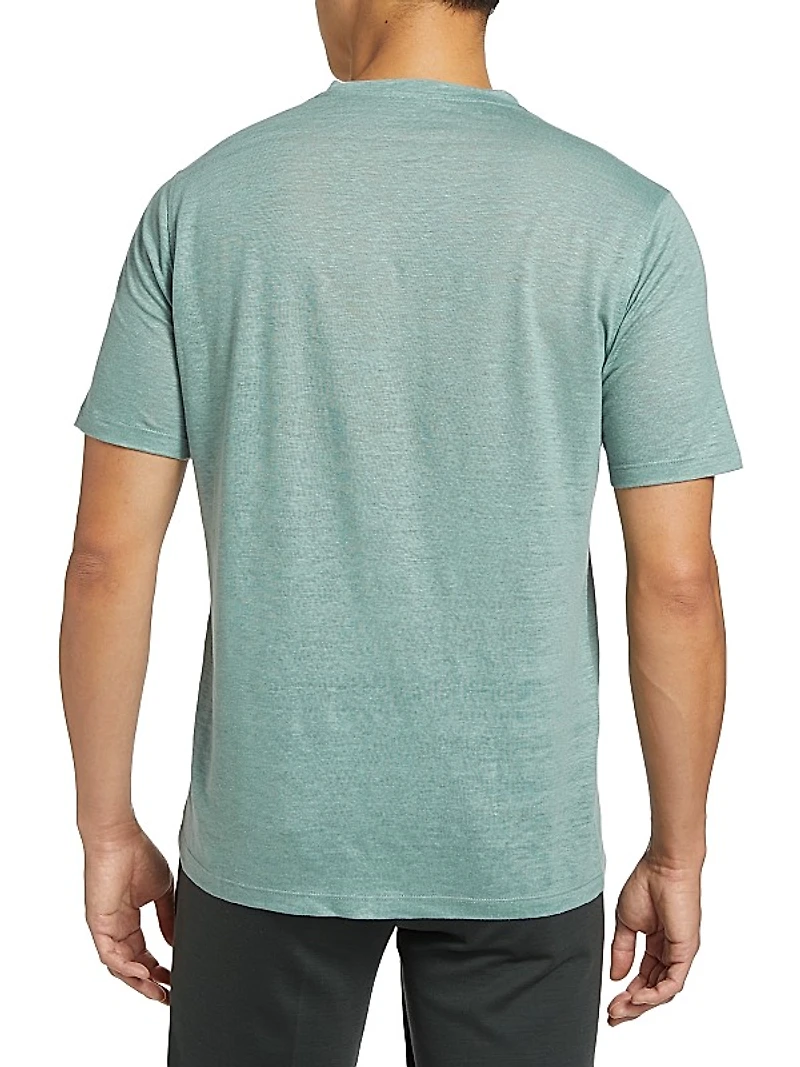 COLLECTION Linen Crewneck T-Shirt