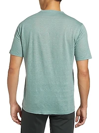 COLLECTION Linen Crewneck T-Shirt