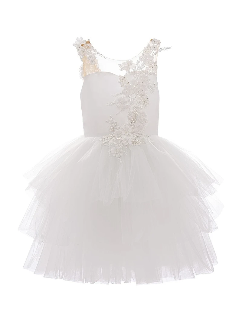 Little Girl's & Girl's Carnelian Dress