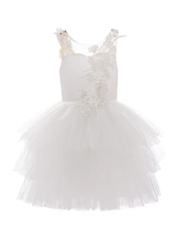 Little Girl's & Girl's Carnelian Dress