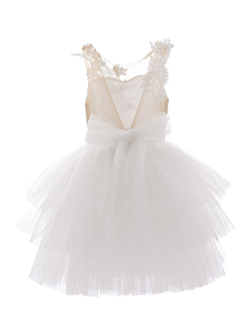 Little Girl's & Girl's Carnelian Dress