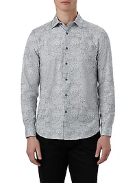 OoohCotton® Tech James Leaf Long-Sleeve Shirt