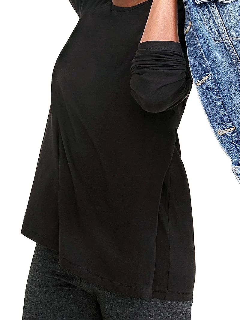 The Long Sleeve Maternity T-Shirt