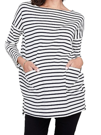 The Maternity Bateau Top