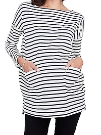 The Maternity Bateau Top