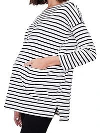 The Maternity Bateau Top