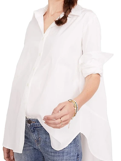 The Nursing Friendly Classic Button Down Shirt