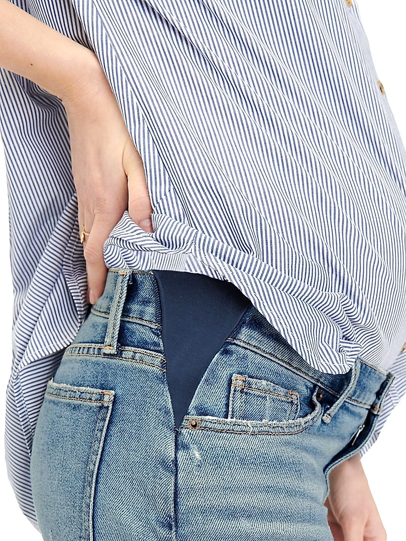 The Under Bump Cut Off Maternity Shorts