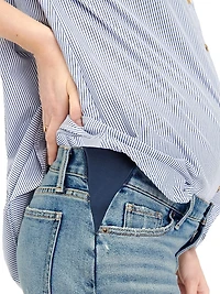 The Under Bump Cut Off Maternity Shorts