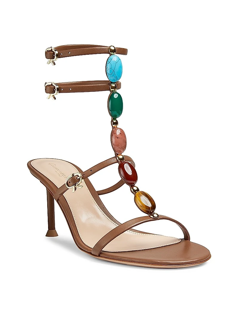 Shanti 70MM Nappa Leather Sandals