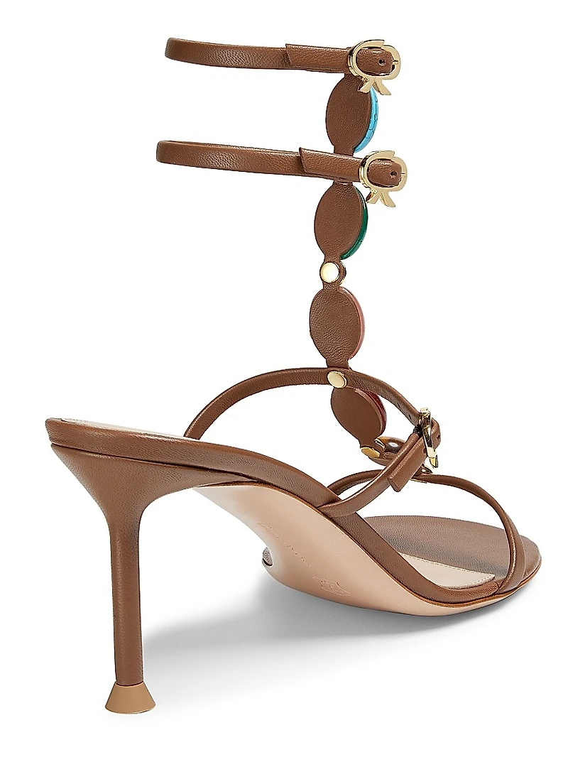 Shanti 70MM Nappa Leather Sandals