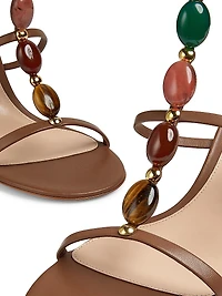 Shanti 70MM Nappa Leather Sandals