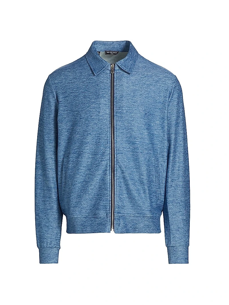 Slim-Fit Herrington Cotton & Linen-Blend Jacket