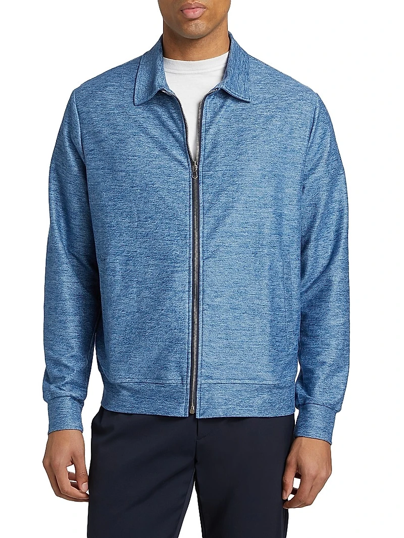 Slim-Fit Herrington Cotton & Linen-Blend Jacket