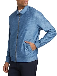 Slim-Fit Herrington Cotton & Linen-Blend Jacket