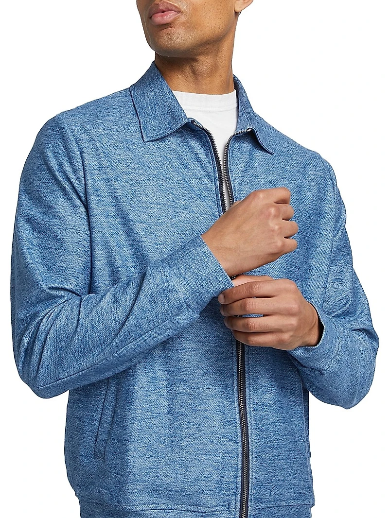 Slim-Fit Herrington Cotton & Linen-Blend Jacket