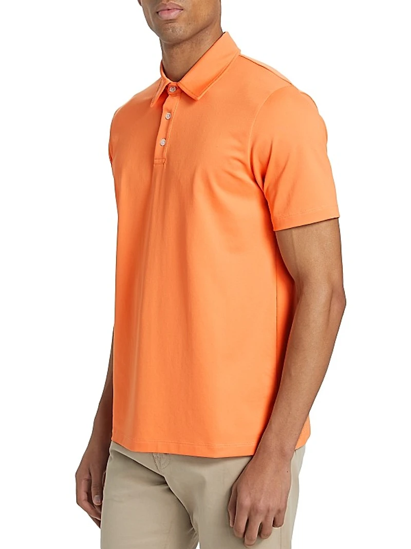 Slim-Fit Active Polo Shirt