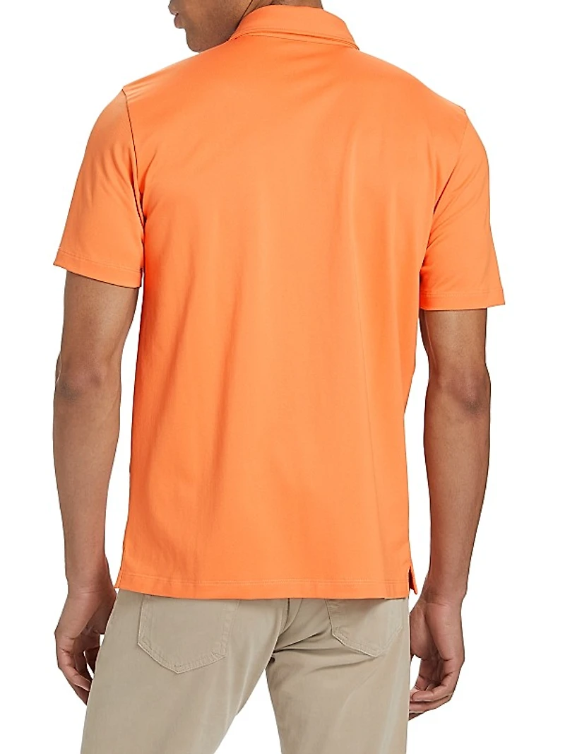 Slim-Fit Active Polo Shirt