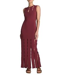 Evening Beaded Knit Gown