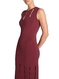 Evening Beaded Knit Gown