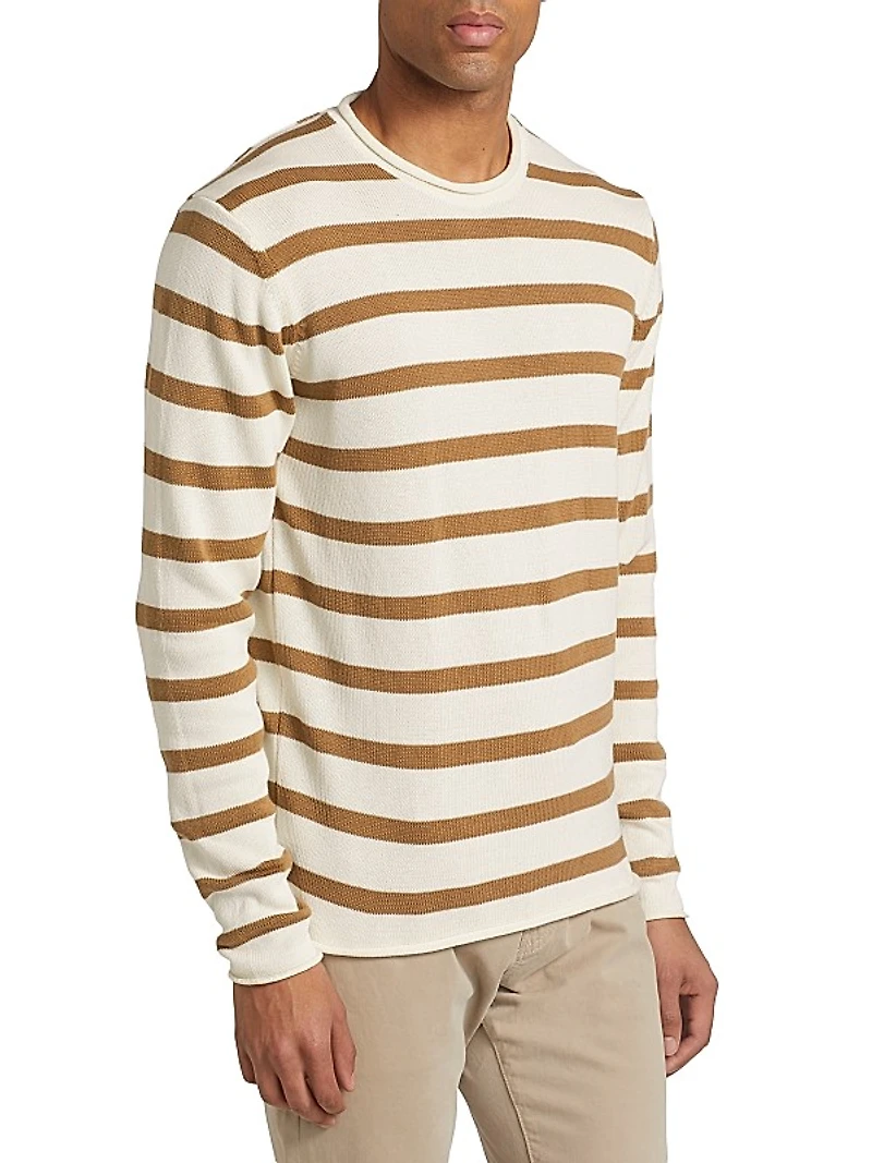 COLLECTION Striped Cotton Sweater
