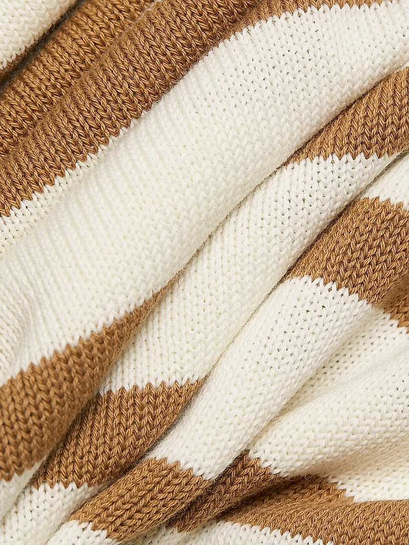 COLLECTION Striped Cotton Sweater