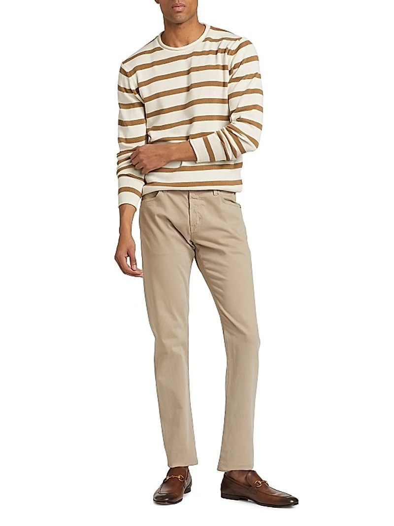 COLLECTION Striped Cotton Sweater