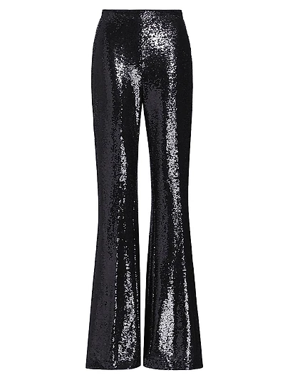 Honor Flared Sequined Pants