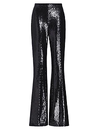 Honor Flared Sequined Pants