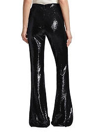 Honor Flared Sequined Pants