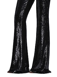 Honor Flared Sequined Pants