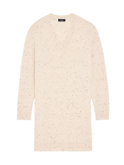 Donegal Wool-Blend Sweater Minidress