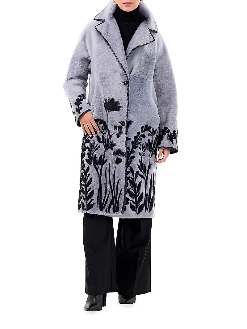 Reversible Shearling Lamb Coat