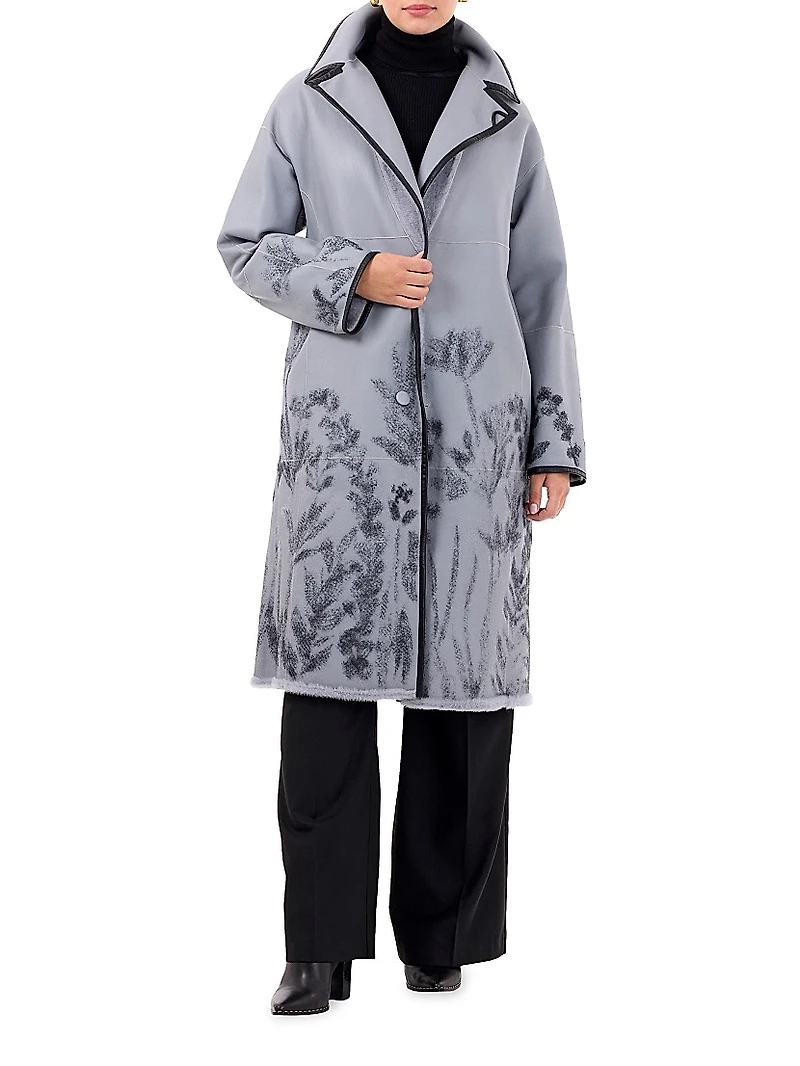 Reversible Shearling Lamb Coat