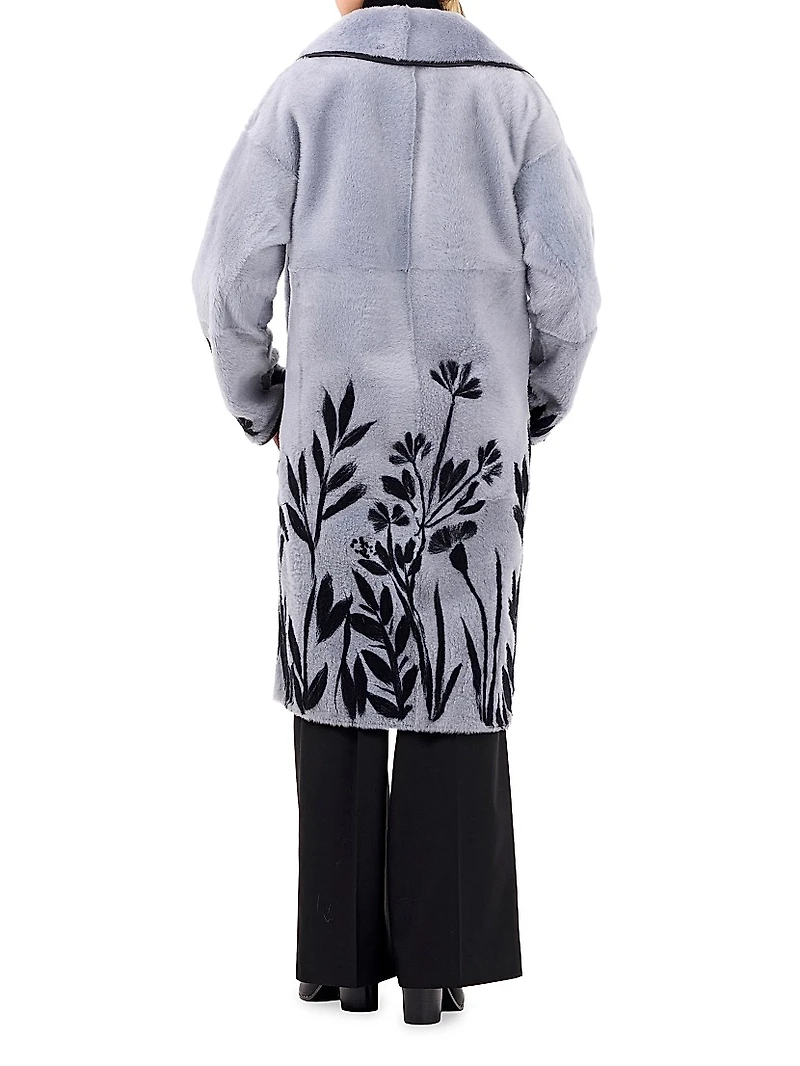 Reversible Shearling Lamb Coat