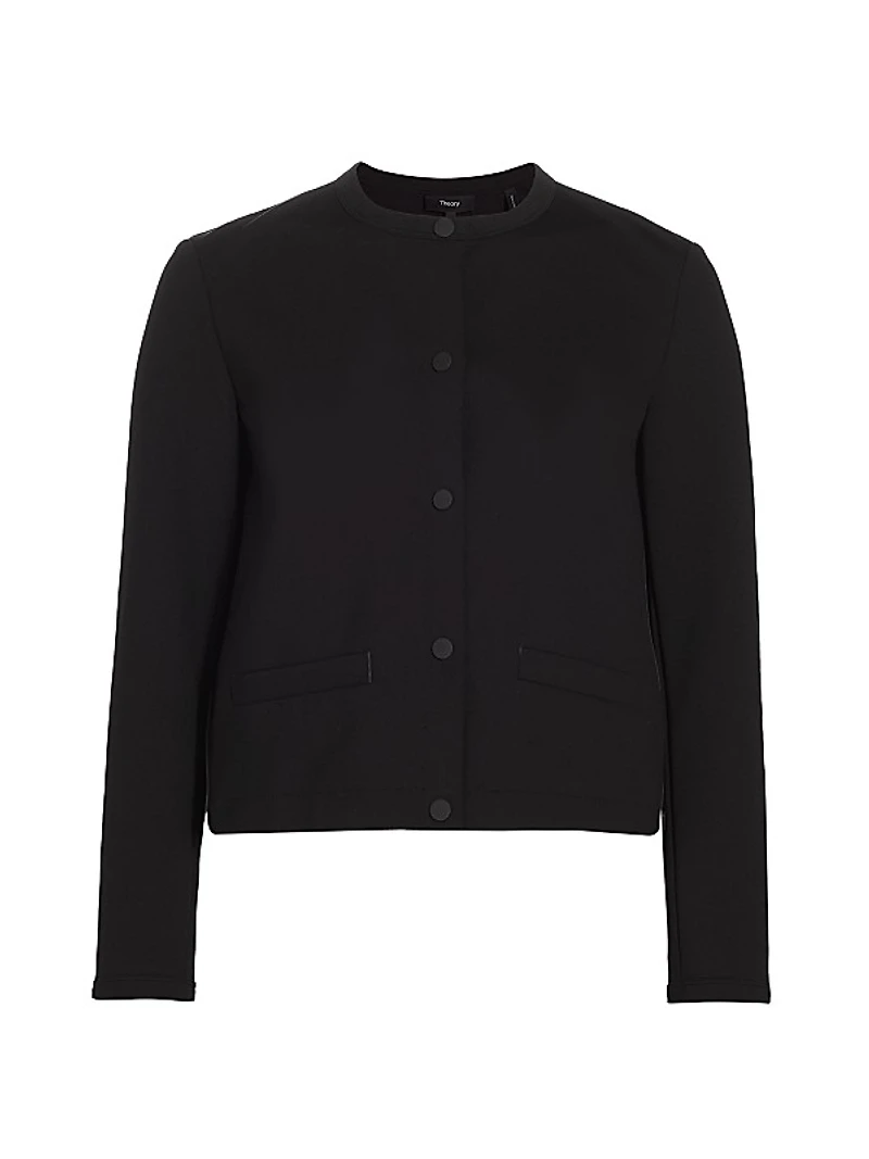 Neoprene Crop Jacket
